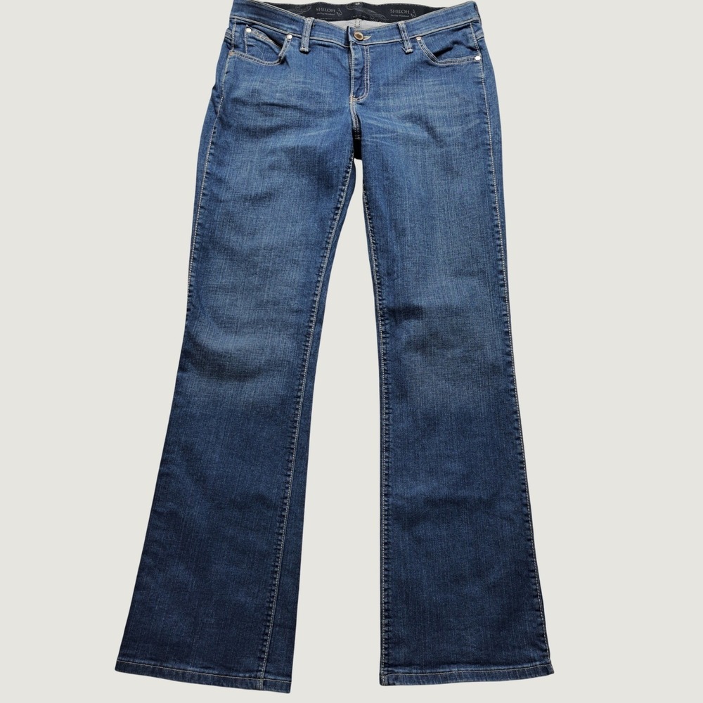 Wrangler Shiloh Riding Jeans Womens 13/14x36 Blue Excellent Bootcut WRS40TD